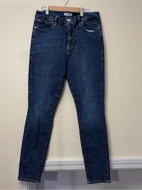 Good American Indigo High-Rise Skinny Jeans